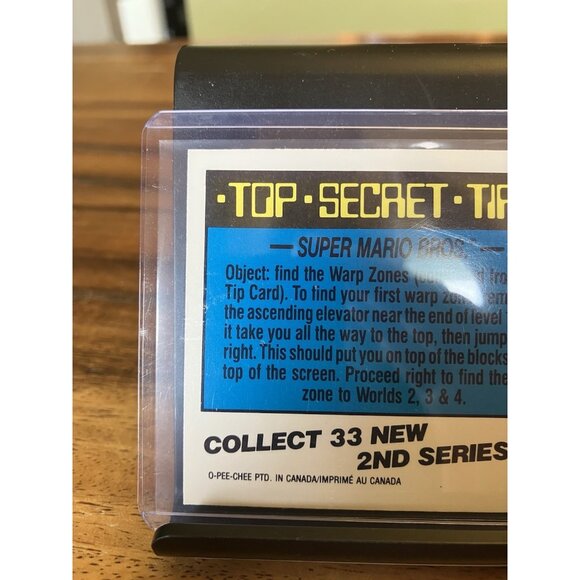 RARE 1989 O Pee Chee SERIES 2 Nintendo Sticker Tips #40 Super Mario Bros 2 - Picture 6 of 8